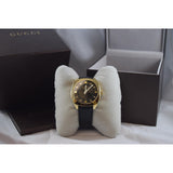 Gucci GG2570 Black Dial Black Leather Strap Watch For Men - YA142310 Authentic Buy Shop Now