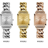 Guess Vanity Silver Dial Silver Steel Strap Watch for Women - W1029L1 Authentic Buy Shop Now