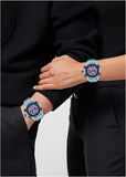 Versace Icon Active Chronograph Purple Dial Blue Silicone Strap Watch For Men - VEZ701523 Authentic Buy Shop Now