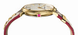 Versace V Circle Quartz White Dial Brown Leather Strap Watch For Women - VBP08017 Authentic Buy Shop Now