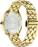 Versace Shadov Quartz Gold Dial Gold Steel Strap Watch for Women - VEBM00618 Authentic Buy Shop Now