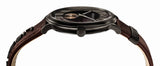 Versace V-Circle Manifesto Black Dial Maroon Leather Strap Watch for Men - VBQ040017 Authentic Buy Shop Now