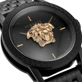 Versace Palazzo Empire Black Dial Black Steel Strap Watch for Men - VERD00518 Authentic Buy Shop Now