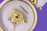 Versace Palazzo Empire White Dial White Leather Strap Watch for Women - VCO040017 Authentic Buy Shop Now