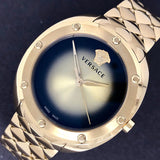 Versace Shadov Quartz Gold Dial Gold Steel Strap Watch for Women - VEBM00618 Authentic Buy Shop Now