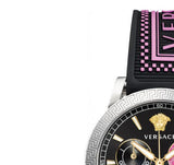 Versace Sport Tech Chronograph Black Dial Black Rubber Strap Watch for Women - VELT00619 Authentic Buy Shop Now
