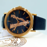 Versace Virtus Quartz Blue Dial Blue Leather Strap Watch for Women - VEHC00419 Authentic Buy Shop Now