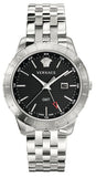 Versace Univers Analog Black Dial Silver Steel Strap Watch for Men - VEBK00418 Authentic Buy Shop Now