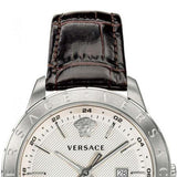Versace Univers White Dial Brown Leather Strap Watch for Men - VEBK00118 Authentic Buy Shop Now