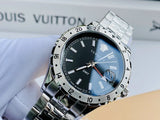 Versace Hellenyium GMT Black Dial Silver Steel Strap Watch for Men - V11020015 Authentic Buy Shop Now
