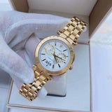 Versace V Racer Chronograph White Dial Gold Steel Strap Watch for Men - VBR060017 Authentic Buy Shop Now