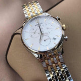 Tissot T Classic Tradition Chronograph White Dial Two Tone Steel Strap Watch For Men - T063.617.22.037.00 Authentic Buy Shop Now