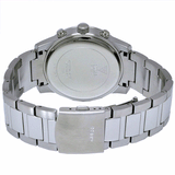 Guess Exec Chronograph Quartz Black Dial Silver Steel Strap Watch For Men - W0075G1 Authentic Buy Shop Now