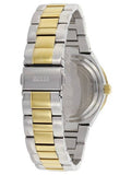 Guess Viva Diamonds Silver Dial Two Tone Steel Strap Watch for Women - W0111L5 Authentic Buy Shop Now