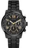 Guess Classic Multi-Function Black Dial Black Steel Strap Watch For Women - W0330L15 Authentic Buy Shop Now