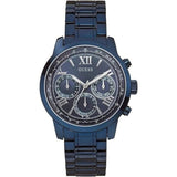 Guess Chronograph Multifunction Blue Dial Blue Steel Strap Watch For Women - W0330L6 Authentic Buy Shop Now