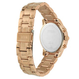 Guess Mini Sunrise Chronograph Quartz Rose Gold Dial Rose Gold Steel Strap Watch For Women - W0448L3 Authentic Buy Shop Now