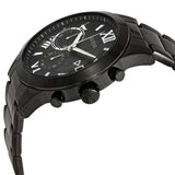 Guess Atlas Chronograph Black Dial Black Steel Strap Watch For Men - W0668G5 Authentic Buy Shop Now