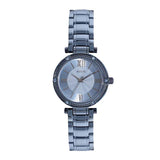 Guess Park Ave Analog Quartz Blue Dial Blue Steel Strap Watch For Women - W0767L4 Authentic Buy Shop Now