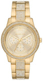 Michael Kors Tibby Multifunction Gold Dial Gold Steel Strap Watch For Women - MK7292 Authentic Buy Shop Now