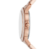 Michael Kors Everest Chronograph Rose Gold Dial Rose Gold Steel Strap Watch For Women - MK7211 Authentic Buy Shop Now