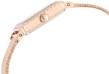 Guess Highline Off White Dial Rose Gold Stainless Steel Mesh Strap Watch For Women - W0826L3 Authentic Buy Shop Now