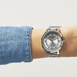 Guess Montauk Silver Dial Stainless Steel Watch For Women - W0933L1 Authentic Buy Shop Now