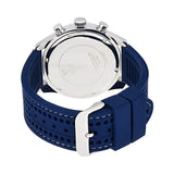 Guess Fleet Chronograph Black Dial Blue Rubber Strap Watch for Men - W0971G2 Authentic Buy Shop Now