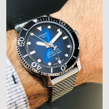 Tissot Seastar 1000 Powermatic 80 Blue Dial SIlver Mesh Bracelet Watch For Men - T120.407.11.041.02 Authentic Buy Shop Now