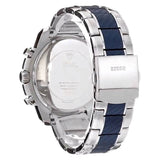 Guess Octane Chronograph Black Dial Two Tone Steel Strap Watch for Men - W1046G1 Authentic Buy Shop Now