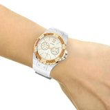 Guess Limelight White Dial White Rubber Strap Watch for Women - W1053L2 Authentic Buy Shop Now