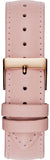 Guess Wonderlust Beige Dial Pink Leather Strap Watch for Women - W1065L1 Authentic Buy Shop Now