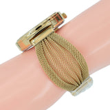 Guess Chiffon Gold Dial Gold Mesh Bracelet Watch For Women - W1083L2 Authentic Buy Shop Now