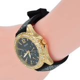 Guess Swirl Quartz Black Dial Black Silicone Strap Watch for Women - W1096L3 Authentic Buy Shop Now