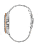 Guess Odyssey Blue Dial Two Tone Steel Strap Watch For Men - W1107G3 Authentic Buy Shop Now