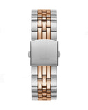 Guess Odyssey Blue Dial Two Tone Steel Strap Watch For Men - W1107G3 Authentic Buy Shop Now