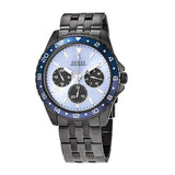 Guess Odyssey Quartz Blue Dial Gunmetal Steel Strap Watch For Men - W1107G5 Authentic Buy Shop Now