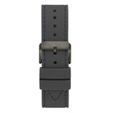 Guess Odyssey Blue Dial Grey Rubber Strap Watch For Men - W1108G6 Authentic Buy Shop Now