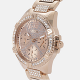 Guess Frontier Diamonds Rose Gold Dial Rose Gold Steel Strap Watch For Women - W1156L3 Authentic Buy Shop Now