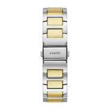 Guess Frontier Chronograph Crystals Gold Dial Two Tone Steel Strap Watch For Women - W1156L5 Authentic Buy Shop Now
