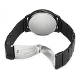 Guess Richmond Black Dial Black Mesh Bracelet Watch for Men - W1263G3 Authentic Buy Shop Now