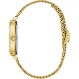 Guess Richmond Gold Dial Gold Mesh Bracelet Watch for Men - W1263G2 Authentic Buy Shop Now