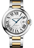 Cartier Ballon Bleu de Cartier Silver Dial Two Tone Steel Strap Watch for Women - W2BB0030 Authentic Buy Shop Now
