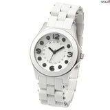 Marc Jacobs Perry White Dial White Silicone Strap Watch for Women - MBM2533 Authentic Buy Shop Now