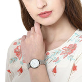 Emporio Armani Mother of Pearl Dial Silver Steel Strap Watch For Women - AR11112 Authentic Buy Shop Now