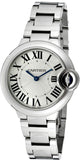 Cartier Ballen Bleu De Cartier Silver Dial Silver Steel Strap Watch for Women - W6920084 Authentic Buy Shop Now