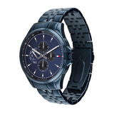 Tommy Hilfiger Shawn Quartz Blue Dial Blue Steel Strap Watch for Men - 1791618 Authentic Buy Shop Now