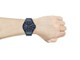 Tommy Hilfiger Shawn Quartz Blue Dial Blue Steel Strap Watch for Men - 1791618 Authentic Buy Shop Now