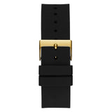 Guess Frontier Crystals Black Dial Black Silicone Strap Watch For Men - W1132G1 Authentic Buy Shop Now