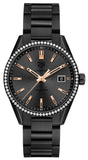 Tag Heuer Carrera Quartz Diamonds Black Dial Black Steel Strap Watch for Women - WAR1115.BA0602 Authentic Buy Shop Now